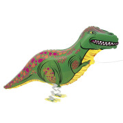 Fóliový balónik nafukovací chodiaci T-Rex 89 cm