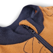 Mikina rozopínacia karamelová psíkovia Little Angel