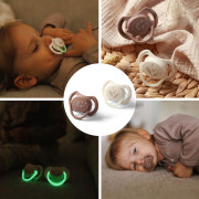 Cumlíky silikónové symetrické 18 m+, 2 ks BabyOno