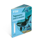 Kúzelné čítanie kniha Tajomstvo morí a oceánov Albi