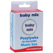 Hrací strojček do kolotoča nad postieľku Baby Mix