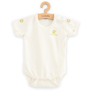 Dojčenské body s krátkym rukávom z organickej bavlny Olivy New Baby