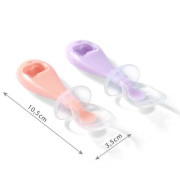 Silikónová lyžička 2 ks 6 m+ Babyono