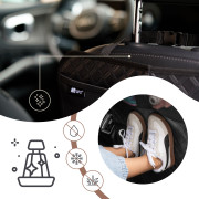 Ochrana na sedadlo-opierku vozidla/vreckár vodeodolný čierny Sipo