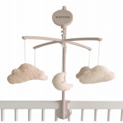 Kolotoč hudobný nad postieľku Teddy Nattou 0 m+