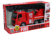Auto hasičské striekajúce s efektmi 30 cm