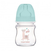 Antikoliková širokohrdlá fľaša Exotic animals 120 ml Canpol babies