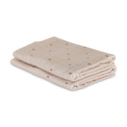 Mušelínové plienky z bambusu 60x60 cm Josefine 2 ks Nuuroo