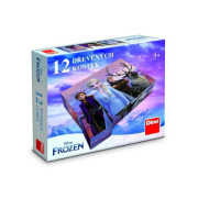 Kocky kubus Ľadové kráľovstvo/Frozen drevo 12 ks