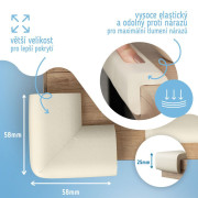 Ochrana rohov a hrán penová sada 4 ks Sipo