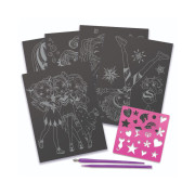 Zoškrabávacia súprava 5 doštičiek Nebulous Stars