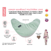 Nahrievací vankúšik Lexie Pale Green KipKep