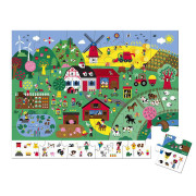 Puzzle Farma 24 ks Janod