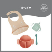 Silikónová jedálenská súprava LEARN´ISY Kit