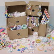 Kreatívna sada Maxi box so zásuvkami Šperky Creativ Company