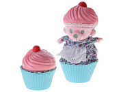 Cupcake medvedík plyšový voňajúci 10 cm