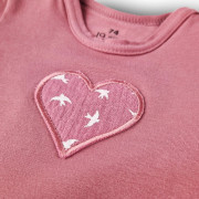 Body šaty tenké KR Outlast UPF 50+ tm.staroružové lastovičky Little Angel