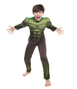 Detský kostým Svalnatý Hulk s maskou Veľ. 110-122/M