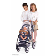 Skladací kočík pre bábiky 3 v 1 s batôžkom TOP Collection 2020 - 70 cm DeCuevas