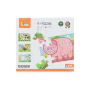 Drevené puzzle - farma Viga