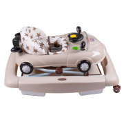 Detské chodítko s hojdačkou a silikónovými kolieskami New Baby Little Racing Car