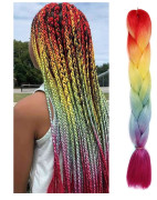 Pletený vrkôčik Jumbo 60 cm FunCo