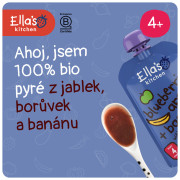 BIO Jablko, čučoriedka a banán 120 g Ella's Kitchen