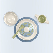 Jedálenský set Go Natural 6 m+ modrá slivka Suavinex