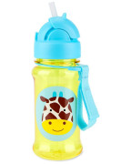 Zoo tritan Fľaša so slamkou 355 ml 12m+ Skip hop