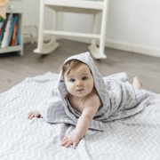 Mušelínová osuška Blenker s kapucňou 100x70 cm KipKep