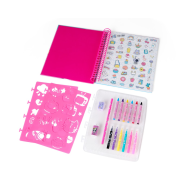 Kreatívne omaľovánky vrátane šablón