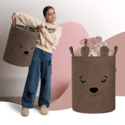 Kôš na hračky Premium Bouclé so šnúrkou 43 l Sipo