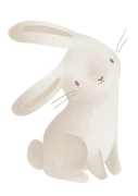 Samolepky na stenu Baby Bunny Little Dutch