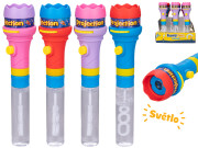 Bublifuk - projektor na batérie a so svetlom 8 obrázkov 20,5 cm