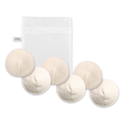 Sada prateľných bambusových vložiek do dojčiacej podprsenky 3 páry (6 ks) + pracie vrecko Moniel