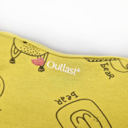 Body šmyk Tlač Outlast® Žltozelené zvieratká/žltozelené