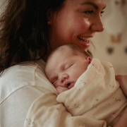 Plienka zavinovacia 120x120 cm Hus Newborn Naturals Little Dutch