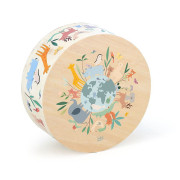 Drevený cajón bubienok Zvieratá sveta Sarah Betz Vilac