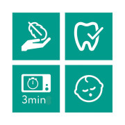 Cumlík Ultrastart nočný 0-2 m chlapec 2 ks Philips Avent