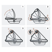 Pláštenka na autosedačku EVA transparentná Sipo
