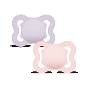 Cumlík Ortodonický Supreme 0 m+ Mam Fialová+Ružová