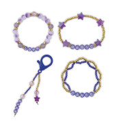 Sada Výroba šperkov Náramky Popstar 3 ks a doplnok Janod Atelier