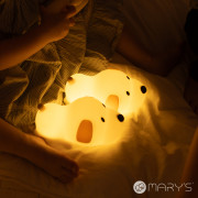 LED silikónová nočná lampička - psík Mary's