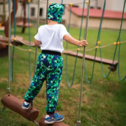 Rastúce tepláky EasyFit Futbal - modrá Esito