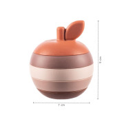 Silikónová skladacia hračka Apple Multicolor