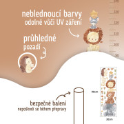 Nástenné samolepky do detskej izby, Animal Pyramid Sipo