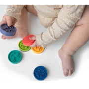 Puzzle, senzorické tvary - smajlíci, 6 ks