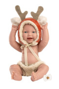 Rrealistická bábika bábätko s celovinylovým telom chlapček Llorens