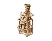 Ugears 3D drevené mechanické puzzle Hodiny motora