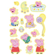Omaľovánky so svietiacimi samolepkami Prasiatko Peppa